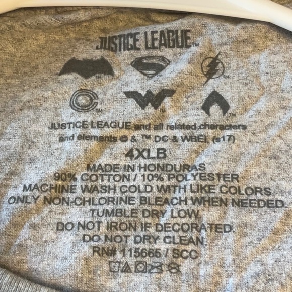 Justice League Gray Graphic Tee - Picture 3 of 4